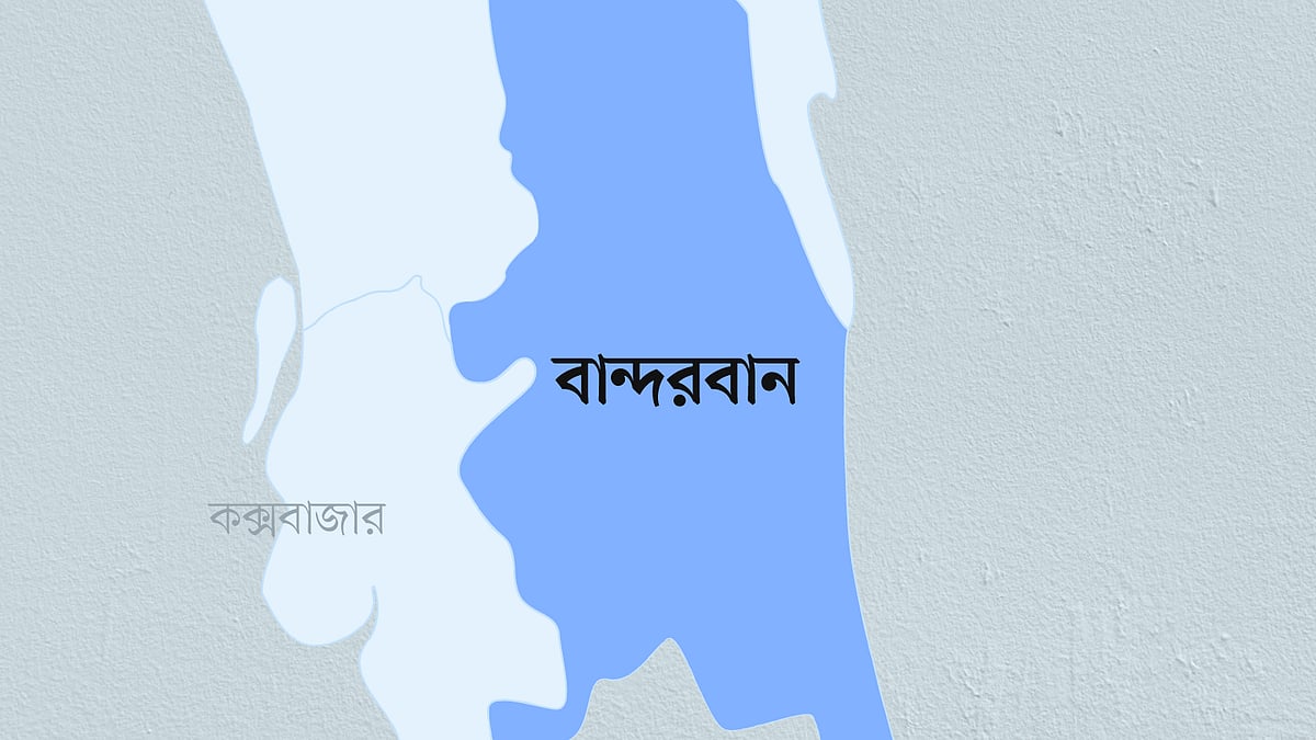 বান্দরবান জেলার মানচিত্র