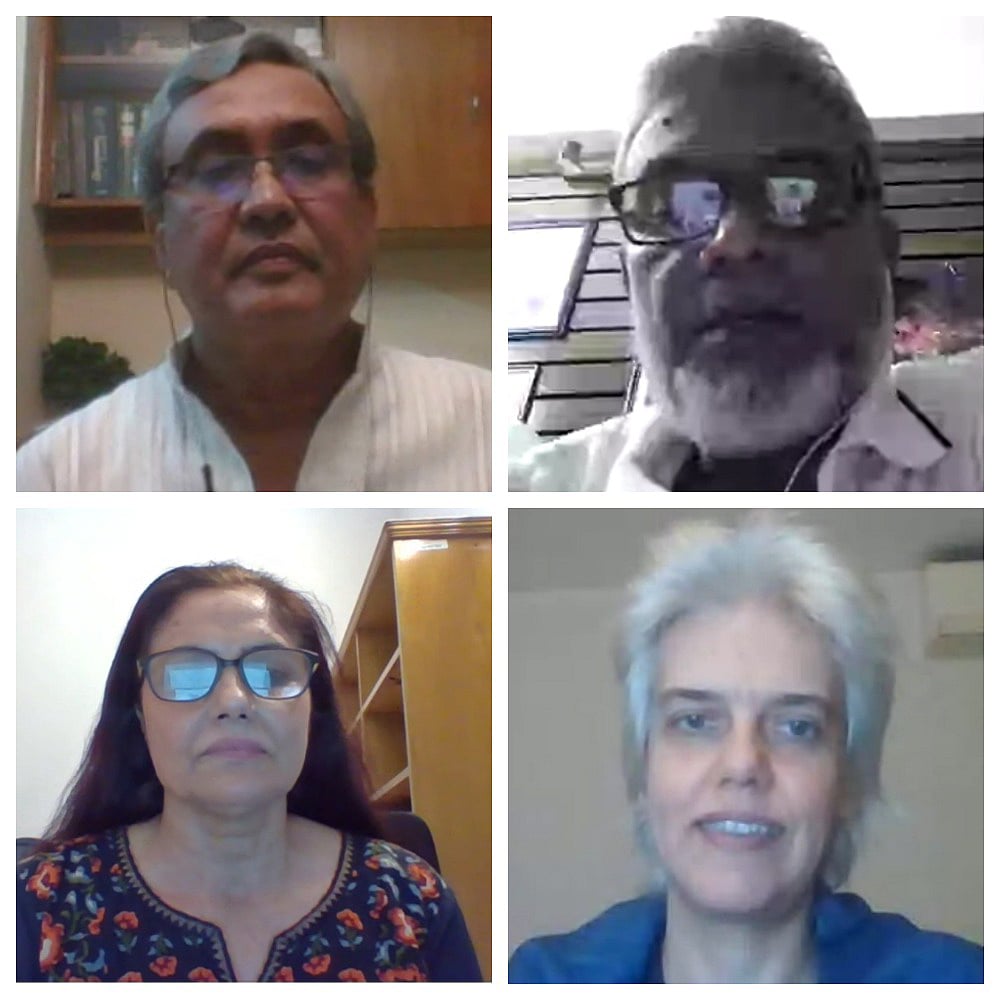 উপরের বাঁ দিক থেকে মোহাম্মদ সহিদুল্লা ,শামসুল হক, রিসাল বন্দনা ,মায়া ভেনডেনেন্ট
