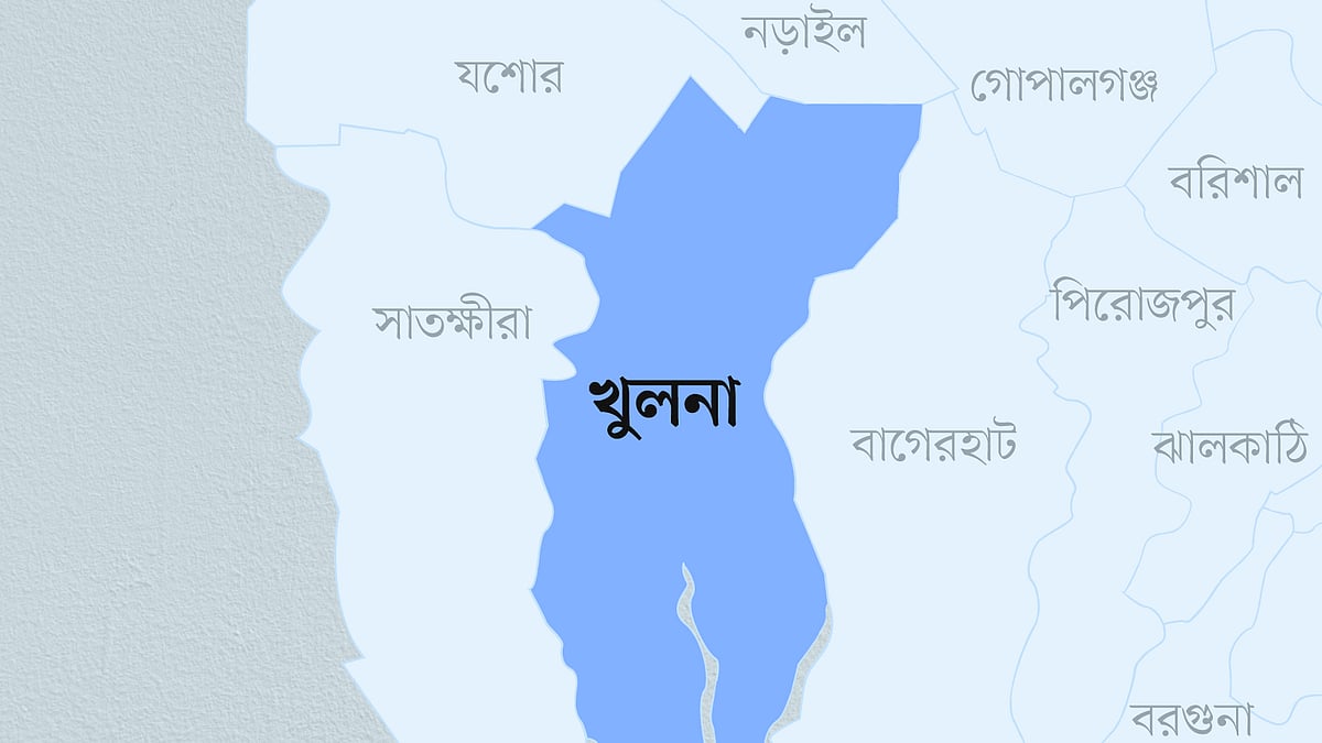 খুলনা জেলার মানচিত্র