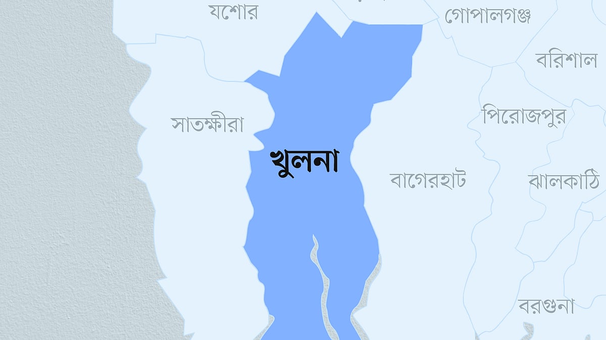 খুলনা জেলার মানচিত্র