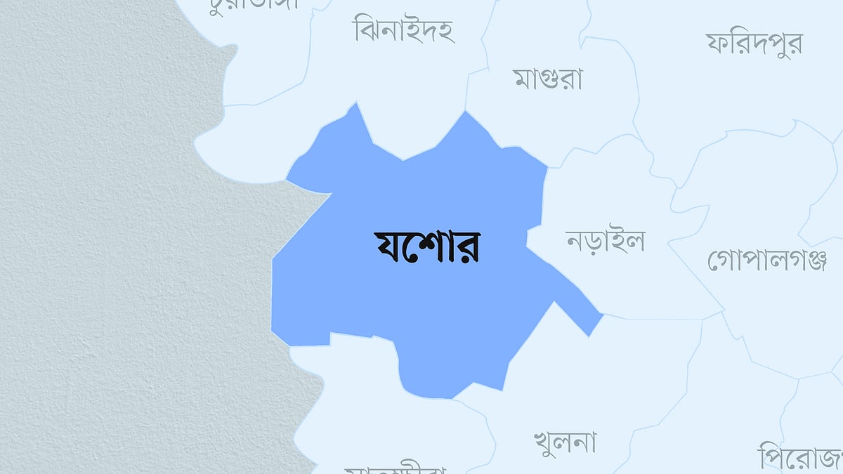 যশোর জেলার মানচিত্র