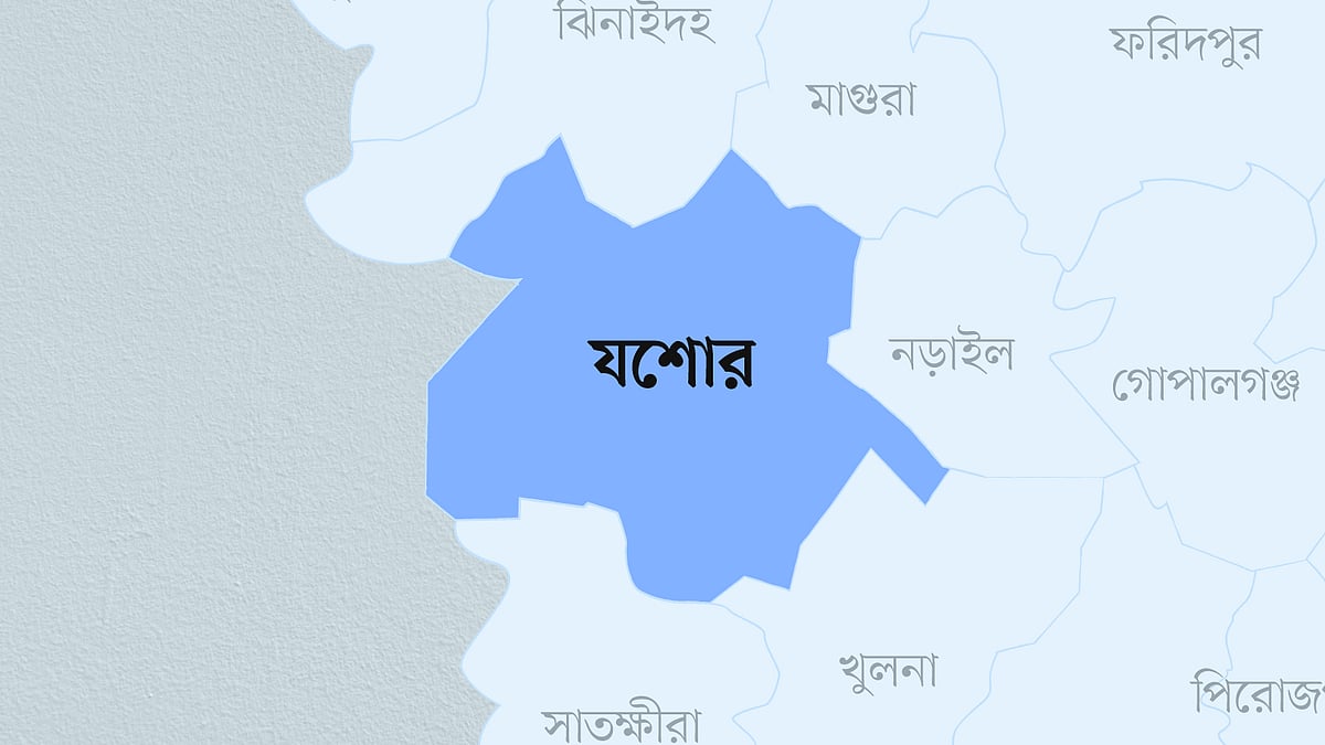 যশোর জেলার মানচিত্র