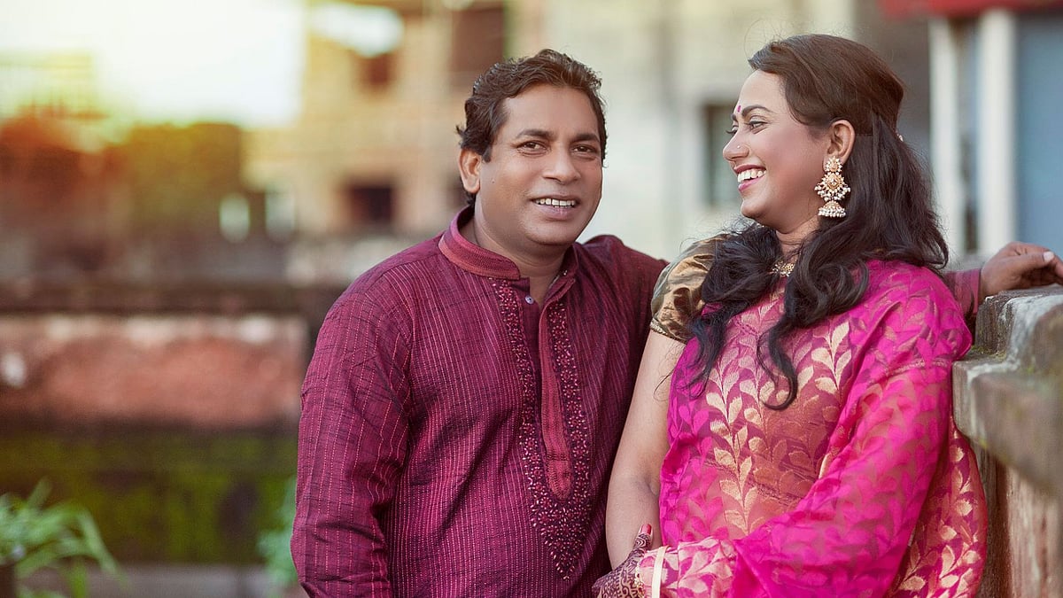 মোশাররফ করিম ও রোবেনা রেজা। ছবি : সংগৃহীত