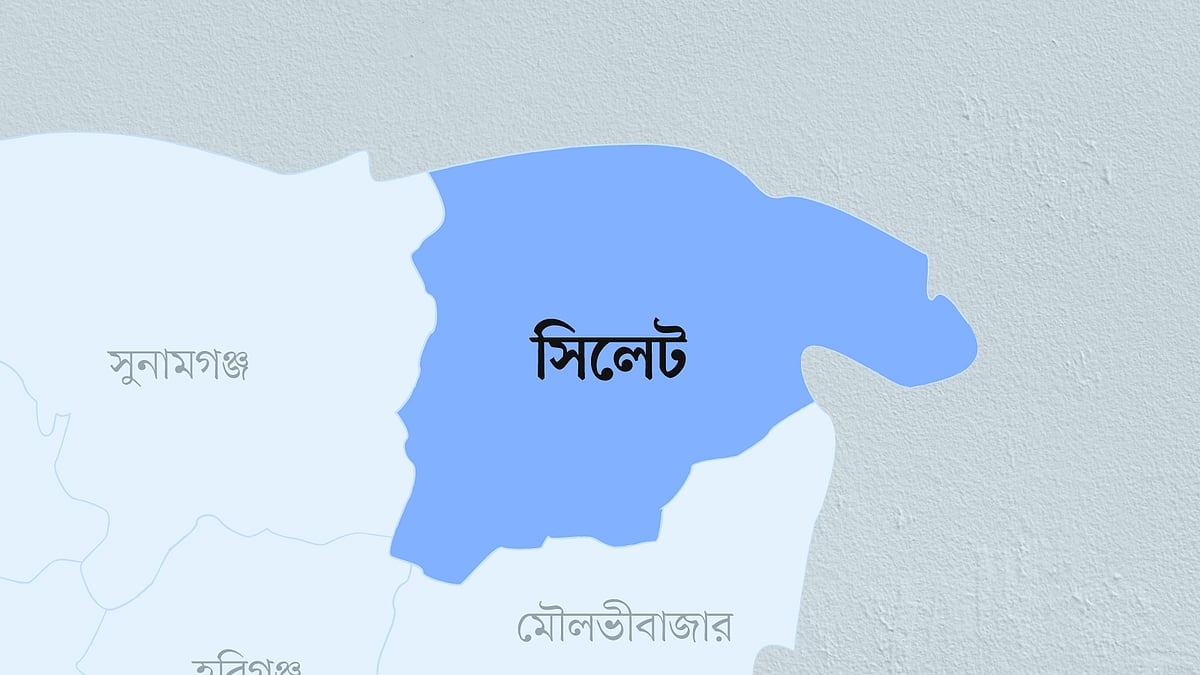 সিলেট জেলার মানচিত্র