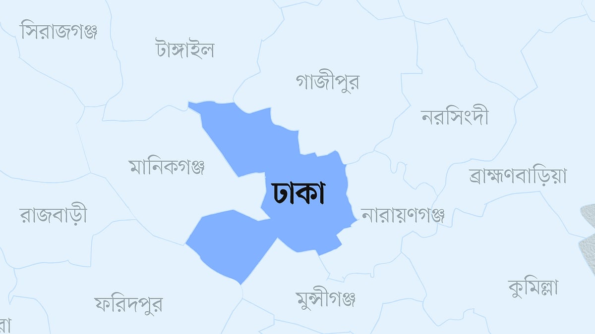 ঢাকা জেলার মানচিত্র