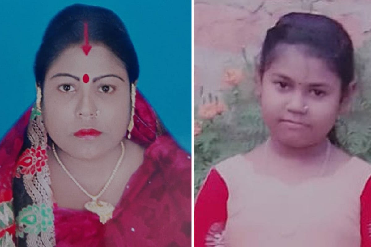 নিহত অঞ্জলি দাস ও তাঁর মেয়ে পূজা রানী দাস