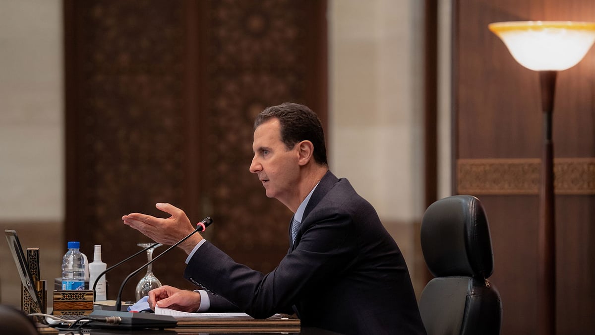 সিরিয়ার প্রেসিডেন্ট বাশার আল–আসাদের ফাইল ছবি। রয়টার্স।