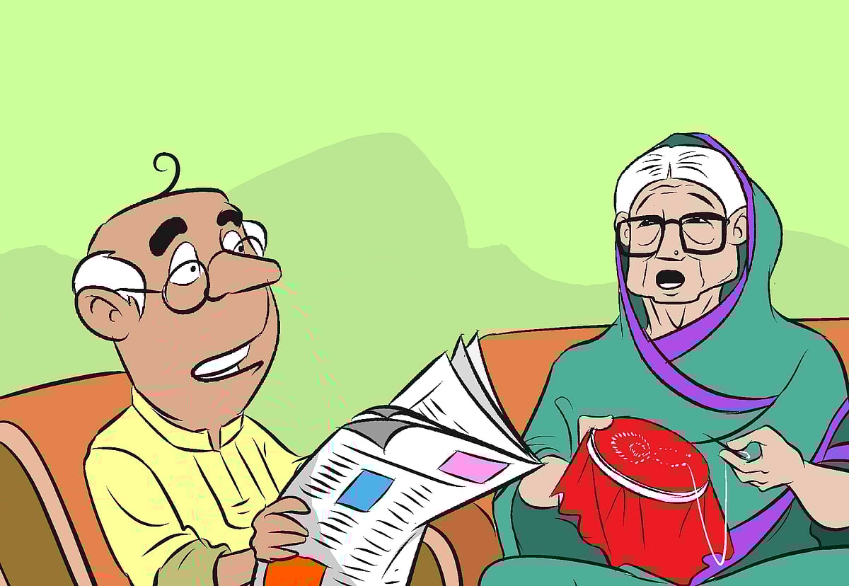 আঁকা: জুনায়েদ আজিম চৌধুরী