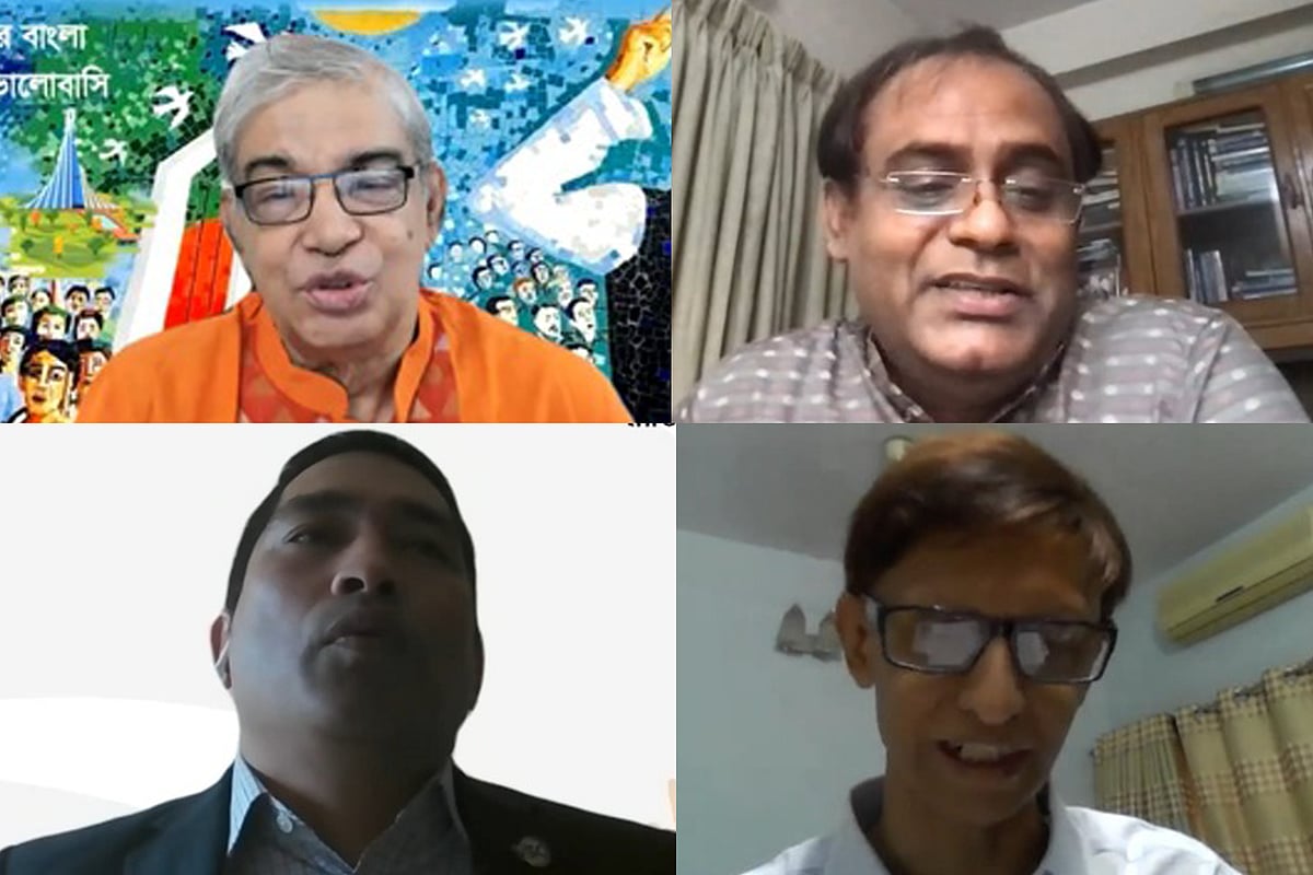 মোস্তাফা জব্বার, এম রোকনুজ্জামান,     পূর্ণা শ্রেষ্ঠা  ও সালাহউদ্দিন আহমেদ