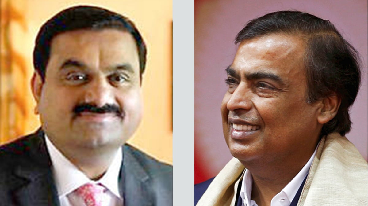 গৌতম আদানি ও মুকেশ আম্বানি