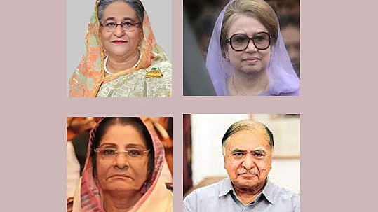 শেখ হাসিনা, খালেদা জিয়া, রওশন এরশাদ ও ড. কামাল হোসেন