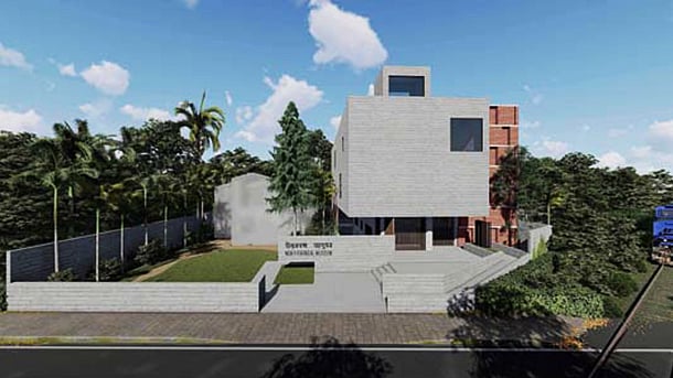 উত্তরবঙ্গ জাদুঘরের অনুমোদিত নকশা