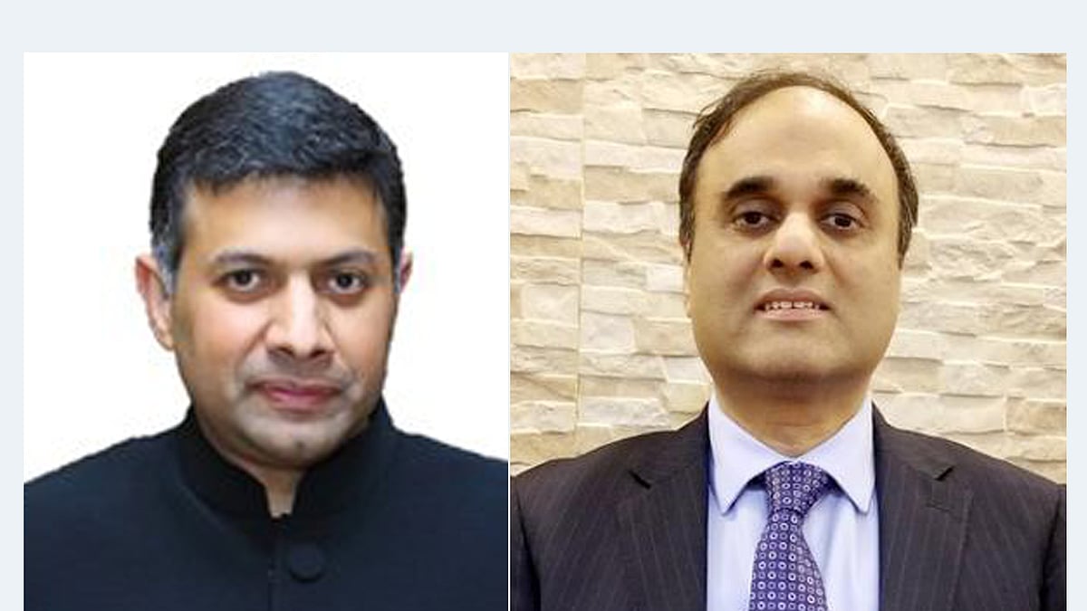 ভারতের হাইকমিশনার বিক্রম দোরাইস্বামী ও পাকিস্তানের হাইকমিশনার ইমরান আহমেদ সিদ্দিকী