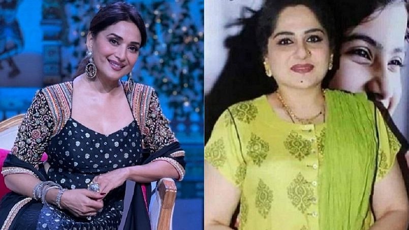 সাগুফতার জন্য বিচারকের আসন থেকে উঠে আসেন মাধুরী দীক্ষিত