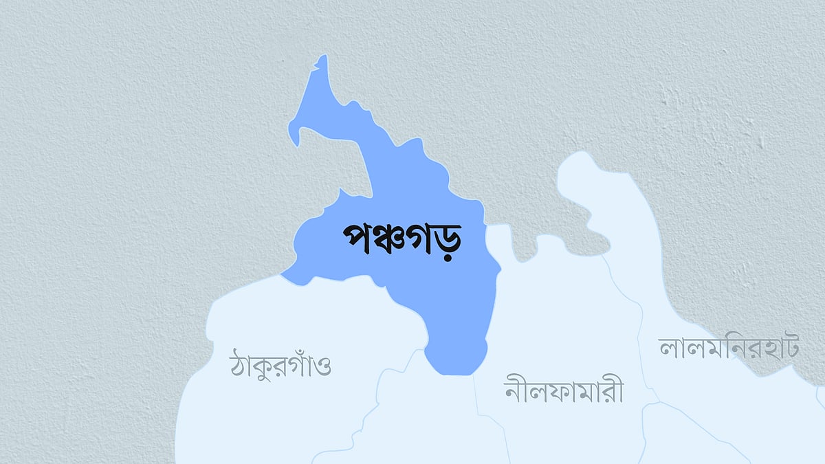 পঞ্চগড় জেলার মানচিত্র