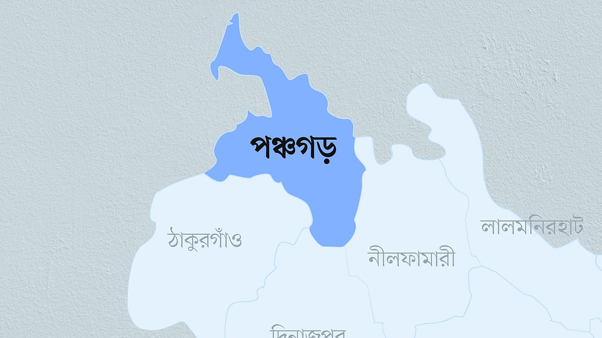 পঞ্চগড় জেলার ম্যাপ