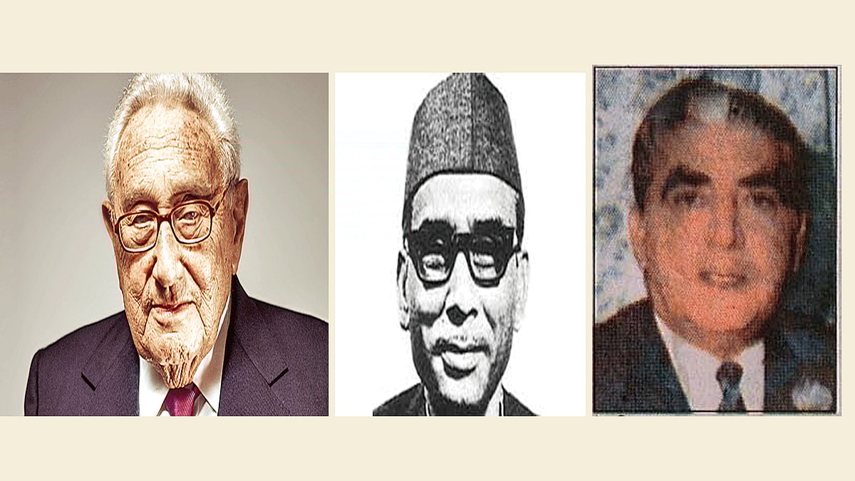 হেনরি কিসিঞ্জার, খন্দকার মোশতাক ও ইয়াহিয়া খান