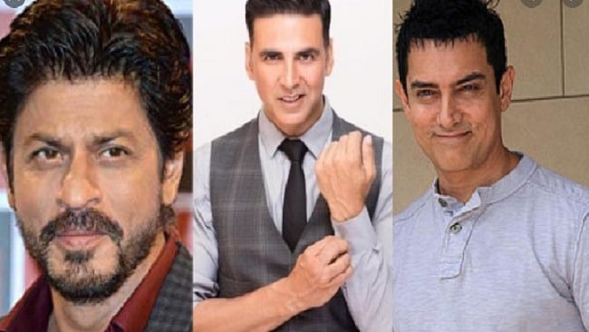 শাহরুখ, অক্ষয় ও আমির