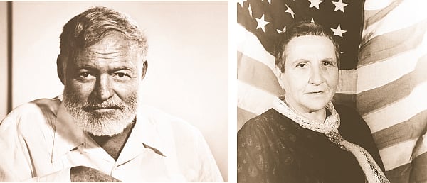 আর্নেস্ট হেমিংওয়ে ও গারট্রুড স্টেইন