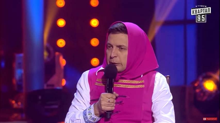 ১৭ বছর বয়সে কমেডি প্রতিযোগিতায় নাম লেখান ভলোদিমির জেলেনস্কি