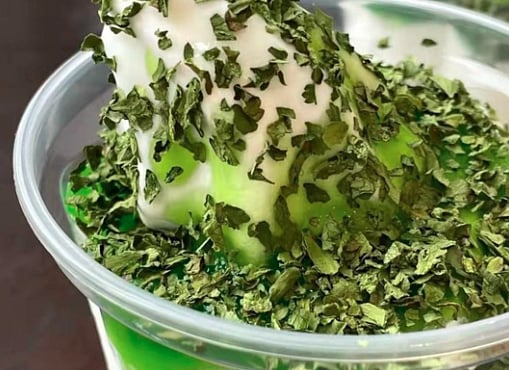 আইসক্রিমে ধনেপাতার স্বাদ