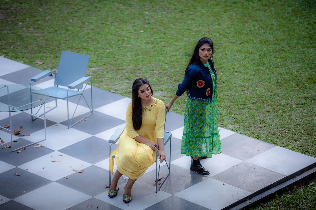 ঈদ স্টাইলে মিডি ড্রেস