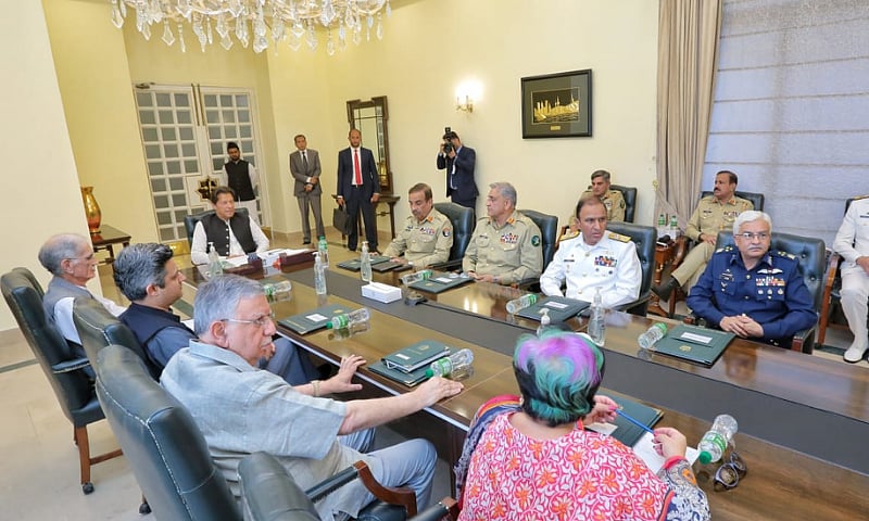 ছবি: পাকিস্তানের প্রধানমন্ত্রীর কার্যালয় থেকে প্রকাশিত