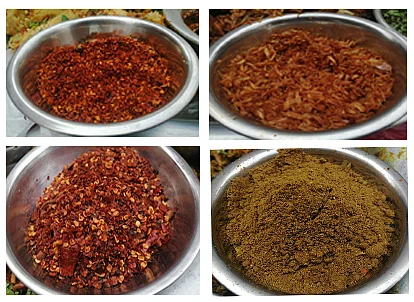 ঘুগনির স্বাদ বাড়াতে দেয়া হয় নানা মসলা উপকরণ