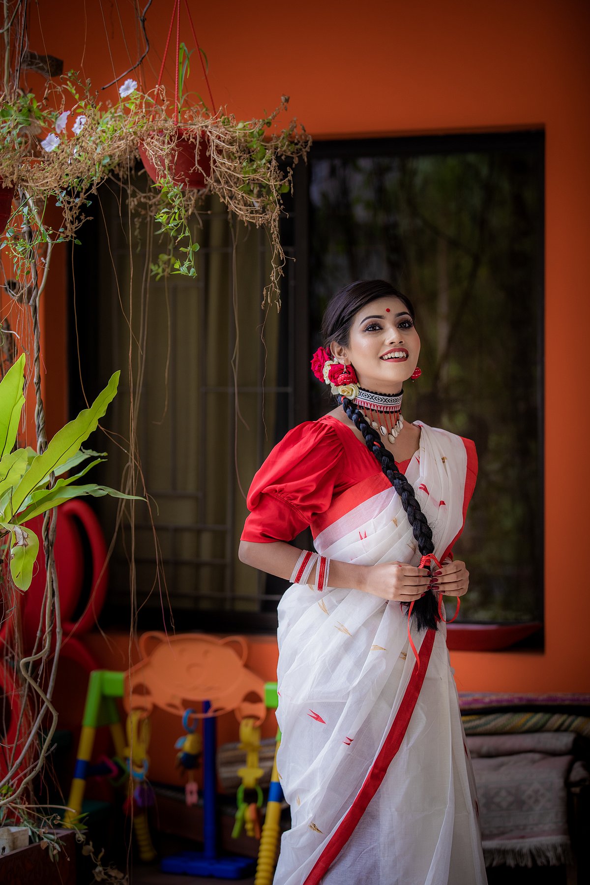 বোশেখে বাঁধুন বেণি