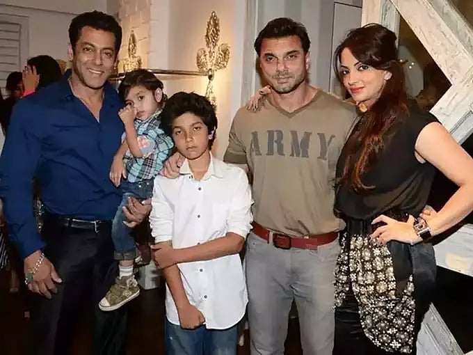 সালমান খান, ভাইয়ের পরিবারের সঙ্গে