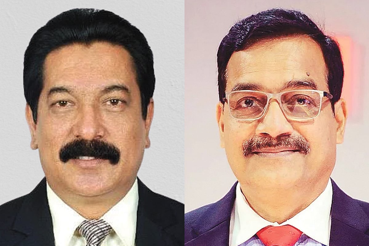 জাতীয় পার্টির নেতা মসিউর রহমান ও বিএনপি নেতা হারুনুর রশীদ