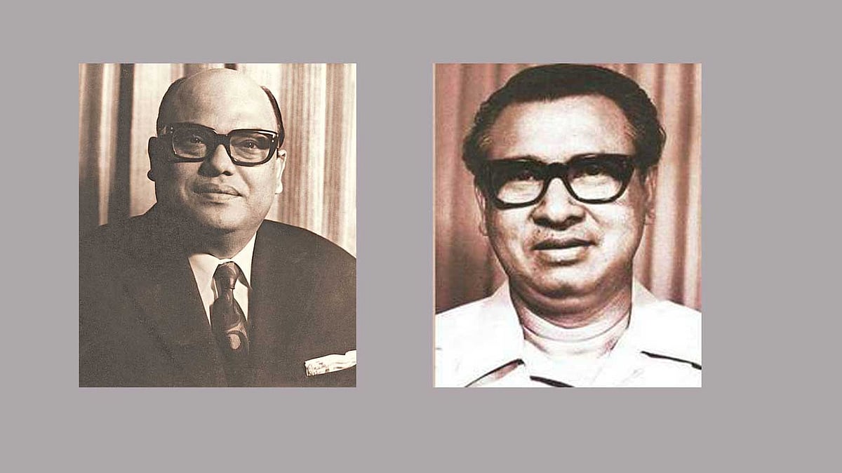 সৈয়দ নজরুল ইসলাম ও তাজউদ্দীন আহমদ 