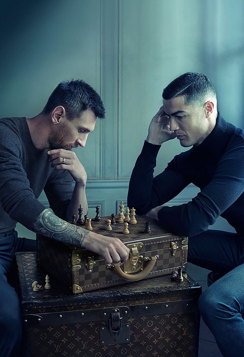 লুই ভিতোঁর বিজ্ঞাপনে দুই বন্ধু