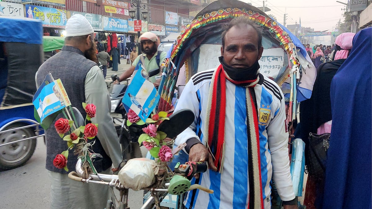 এনএস রোডে রিকশা