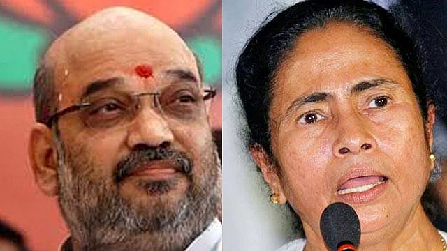 বিজেপির জয় নিয়ে আত্মবিশ্বাসী অমিত, ‘বিলীন হয়ে যাবে’ বললেন মমতা