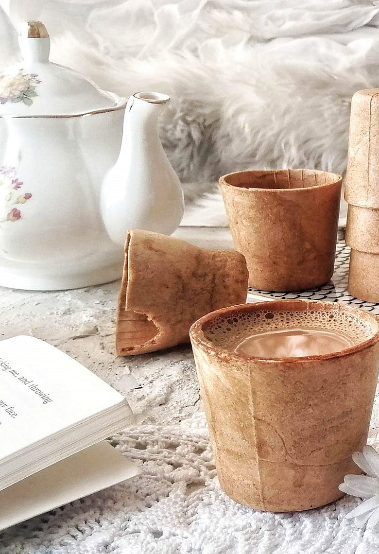 খেয়ে ফেলা যায় চা-কফির কাপ