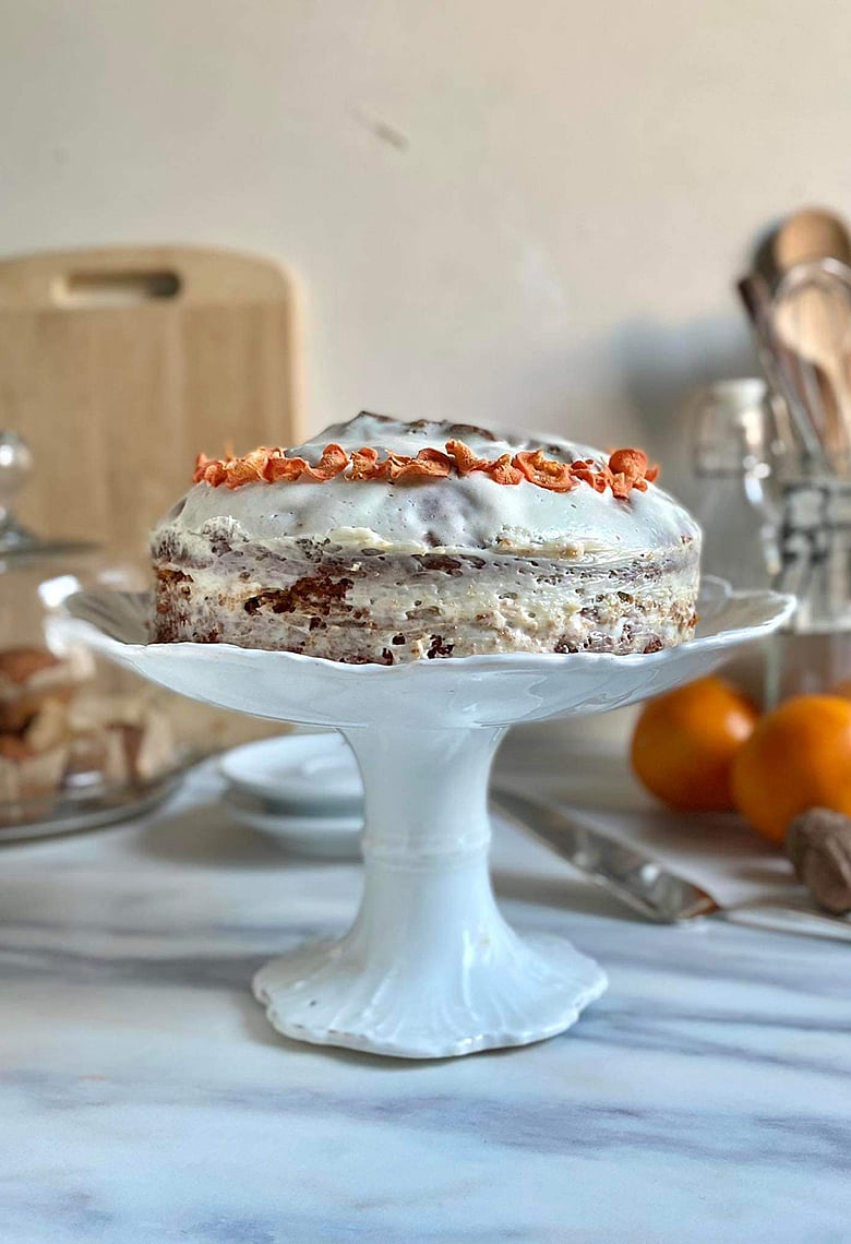 ভালোবাসায় মাখামাখি গাজরের কেক