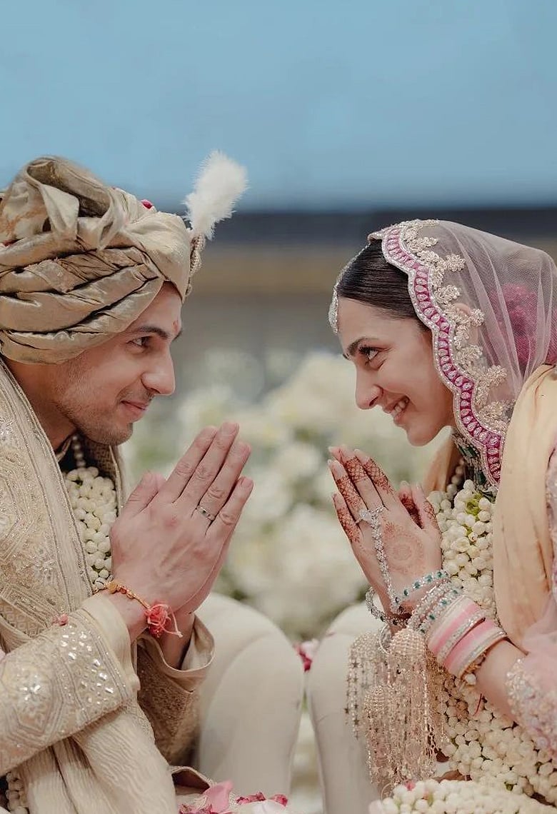 সিদ্ধার্থ-কিয়ারার বিয়ের সাজ-পোশাক 