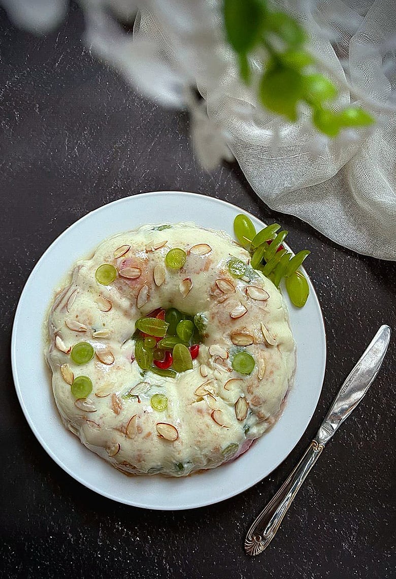 ঝটপট ফ্রুট কাস্টার্ড পুডিং