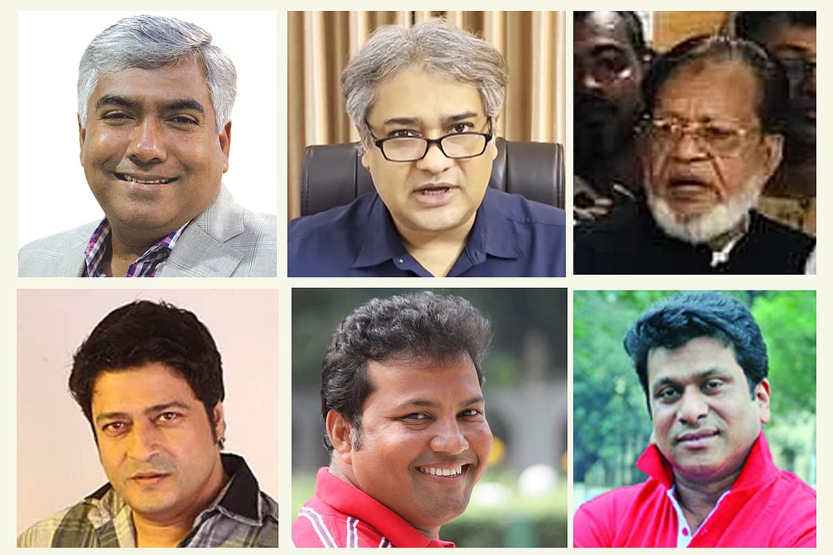 উপরে বাঁ থেকে এফবিসিসিআইয়ের সভাপতি জসিম উদ্দিন, আওয়ামী লীগের কেন্দ্রীয় কমিটির সদস্য মোহাম্মদ এ আরাফাত, ঢাকা মহানগর উত্তরের সহসভাপতি মোহাম্মদ আবদুল কাদের খান; 
নিচে বাঁ থেকে চিত্রনায়ক ফেরদৌস আহমেদ,অভিনেতা সিদ্দিক ও চলচ্চিত্রের খলনায়ক ড্যানি সিডাক