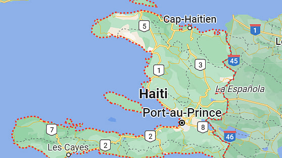 হাইতির মানচিত্র