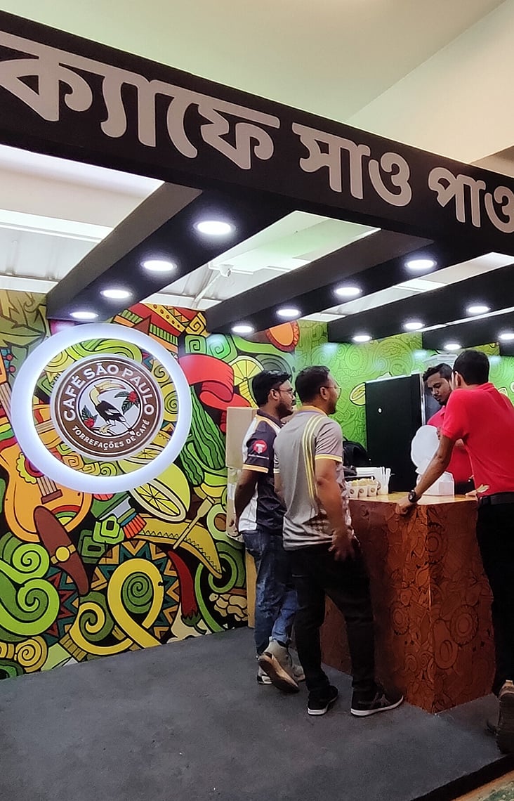 করপোরেট এইট বল চ্যাম্পিয়নশিপ ক্যাফে সাও পাওলোর পপ আপ রেস্তোরাঁ