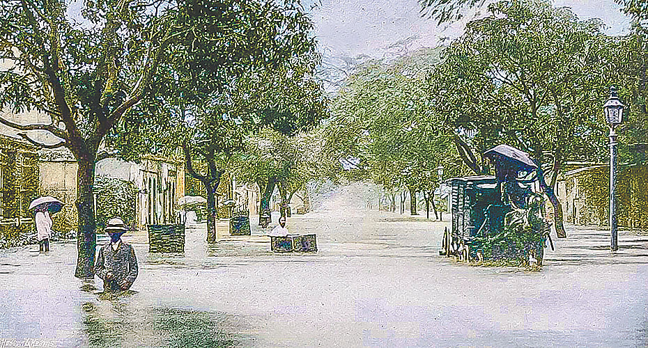 উনিশ শতকে এফ ক্যাপ অ্যান্ড কোং–এর তোলা আলোকচিত্রে কলকাতার জলাবদ্ধতা