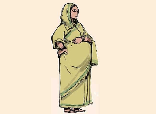 গর্ভবতী মায়ের প্রতীকী ছবি