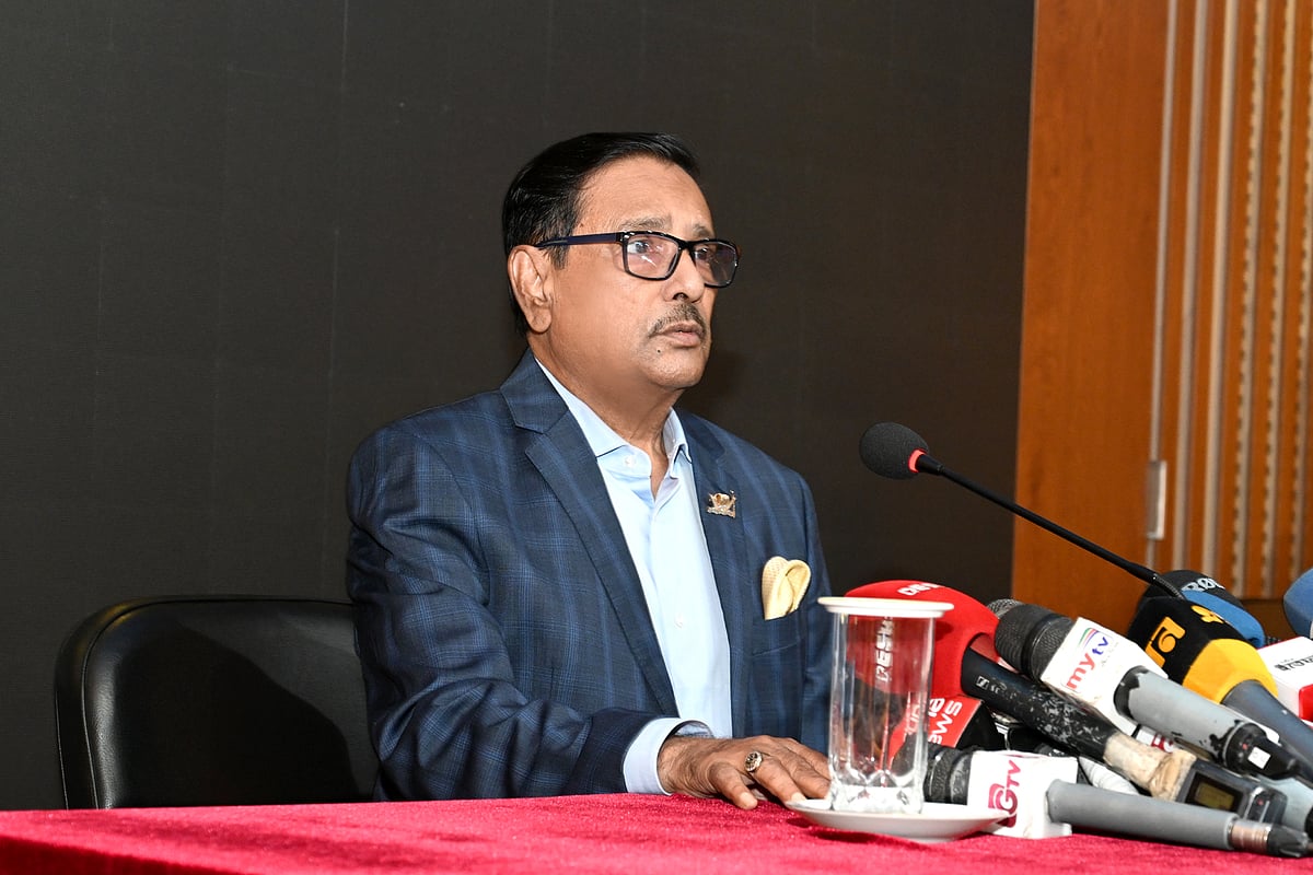 ছবি: ওবায়দুল কাদেরের ফেসবুক থেকে নেওয়া