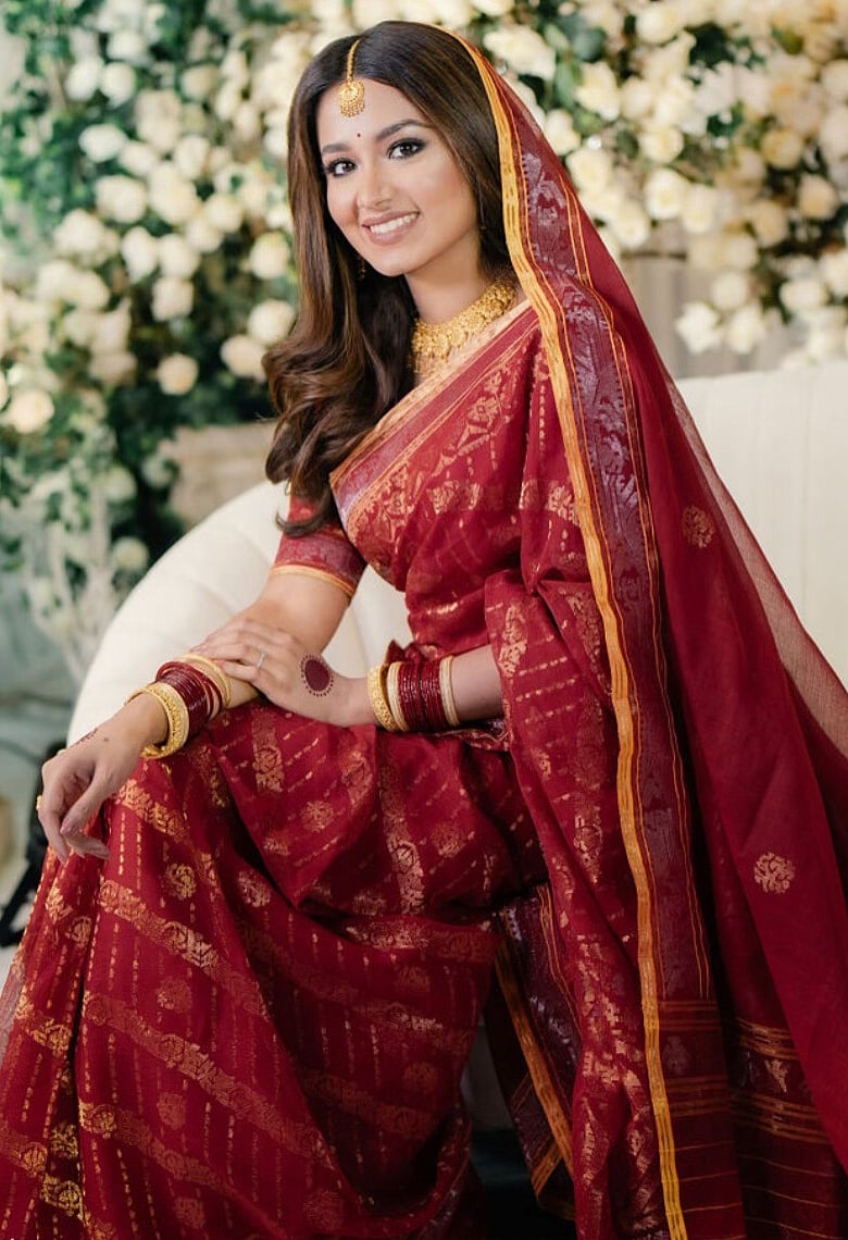 তাসনিয়া ফারিণের বিয়ের স্নিগ্ধ ও ‘সাদাসিধে’ মেকআপের নেপথ্য কাহিনি