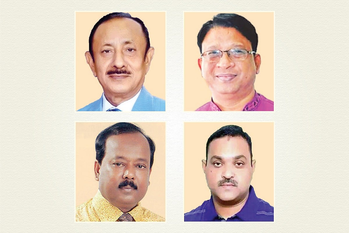 মোস্তা‌ফিজুর রহমান, ইকবালুর র‌হিম, মোফাজ্জল হো‌সেন ও বখ‌তিয়ার আহ‌মেদ