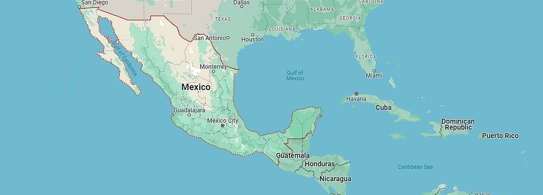 মেক্সিকো ম্যাপ