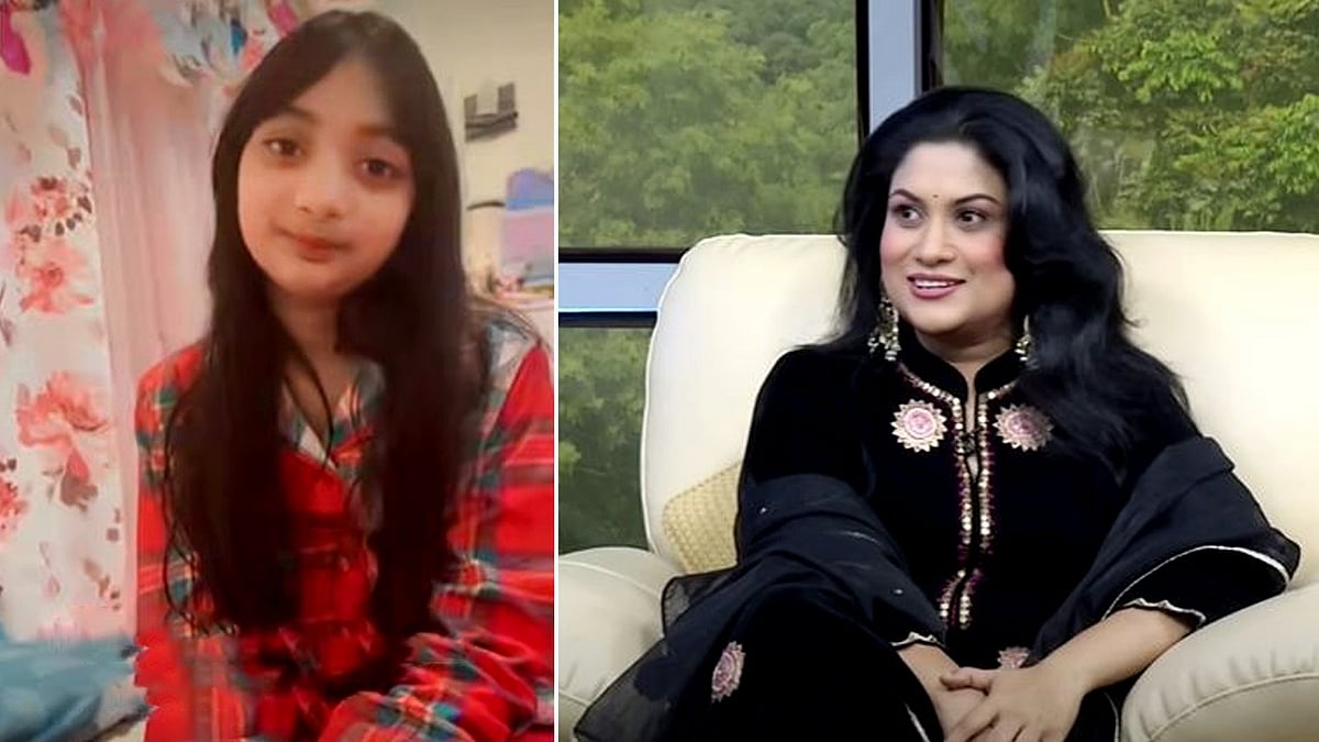 ছোট মেয়ে আরিশা আলম