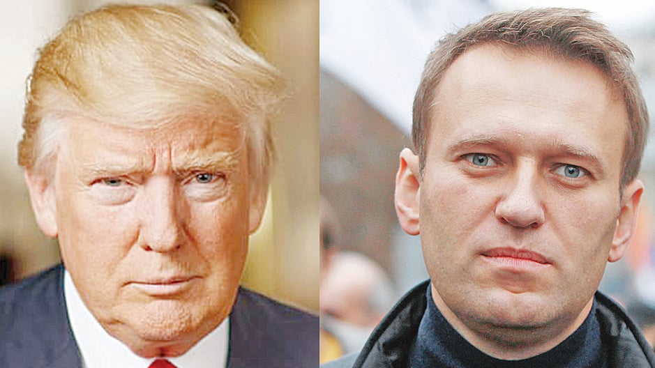 ডোনাল্ড ট্রাম্প ও অ্যালেক্সি নাভালনি